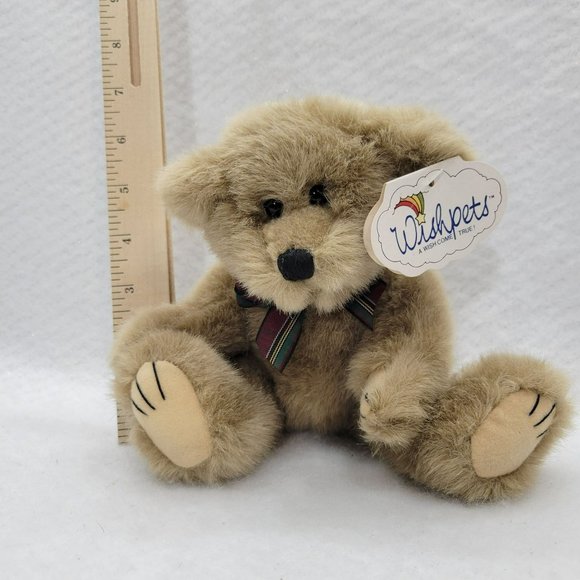 Vintage Wishpets 1998 Little Theodore 6" Stuffed Plush Bear Toy #41020 - Picture 1 of 9